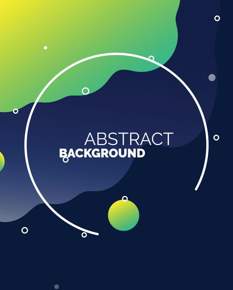Gradient abstract shapes cover collection vector
