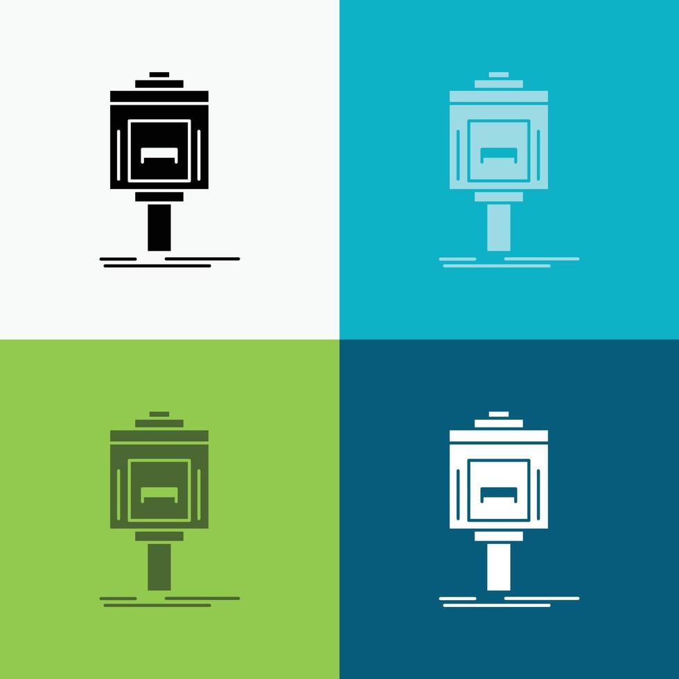 valet. parking. service. hotel. valley Icon Over Various Background. glyph style design. designed for web and app. Eps 10 vector illustration