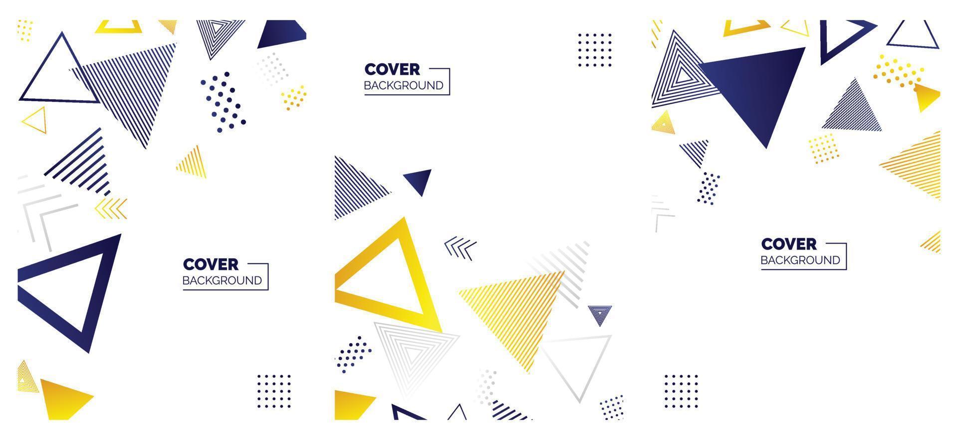 Colorful abstract minimalistic style poster. memphis geometric background. cover template. creative pattern Vectors