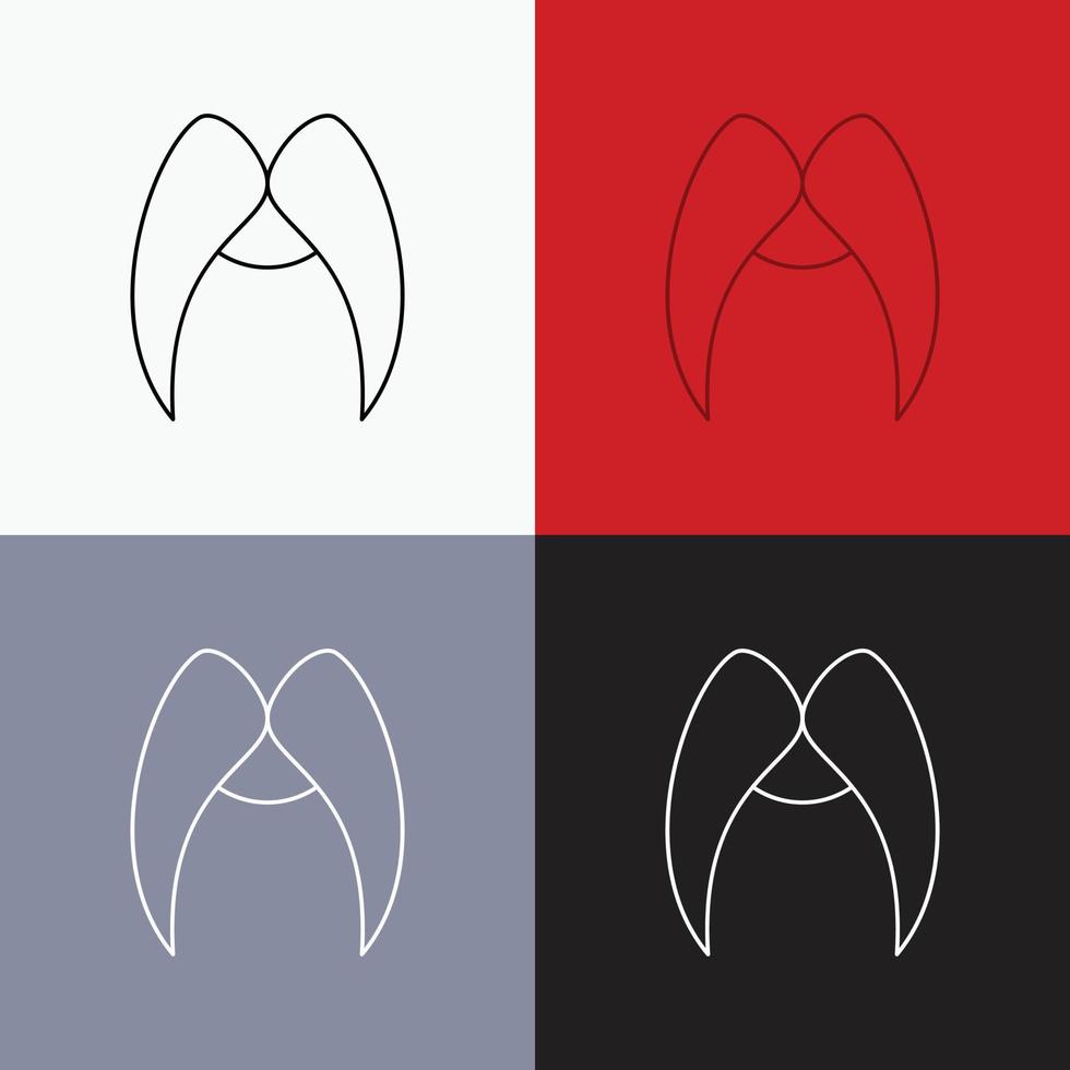 moustache. Hipster. movember. male. men Icon Over Various Background. Line style design. designed for web and app. Eps 10 vector illustration