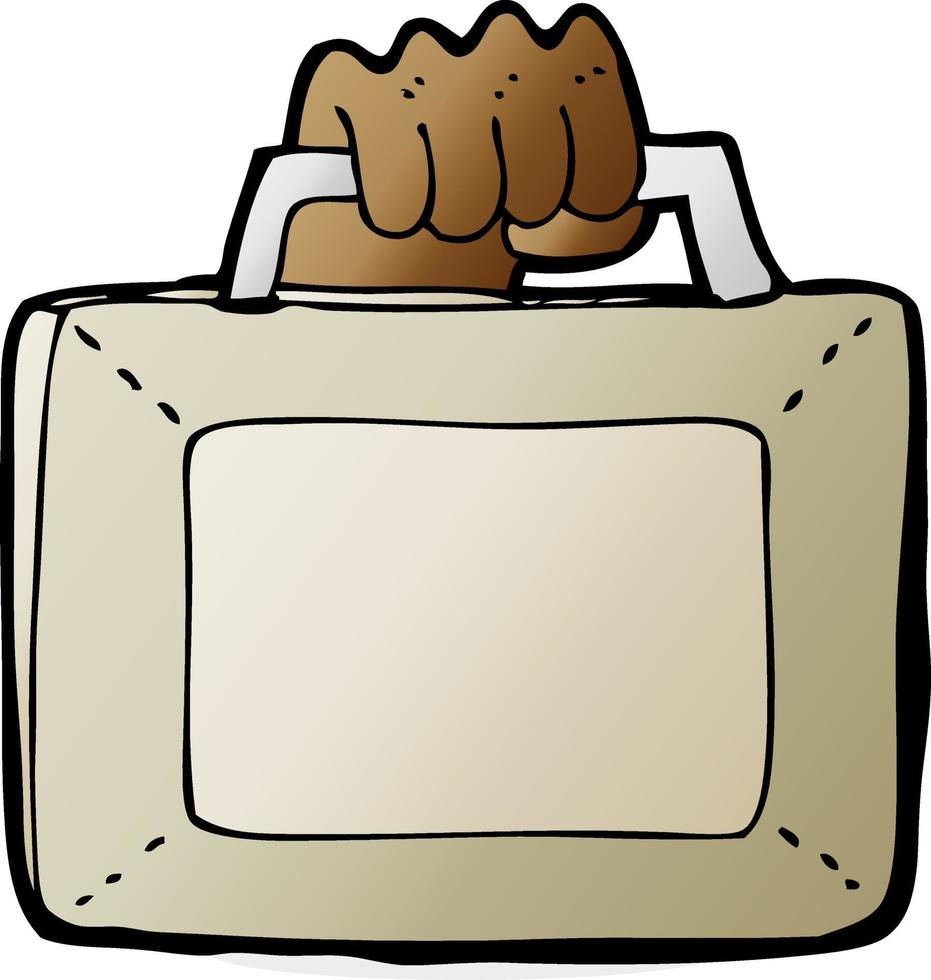 doodle cartoon briefcase 12966486 Vector Art at Vecteezy
