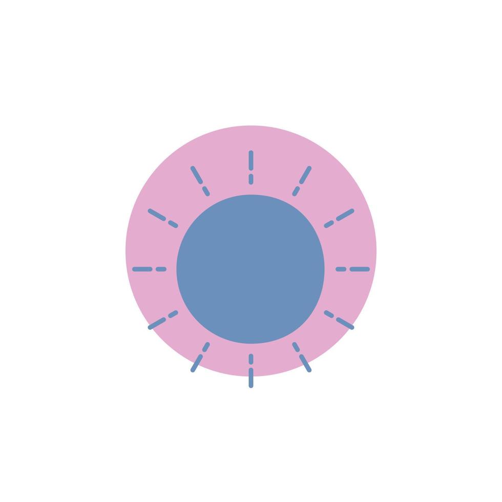 sun. weather. sunset. sunrise. summer Glyph Icon. vector
