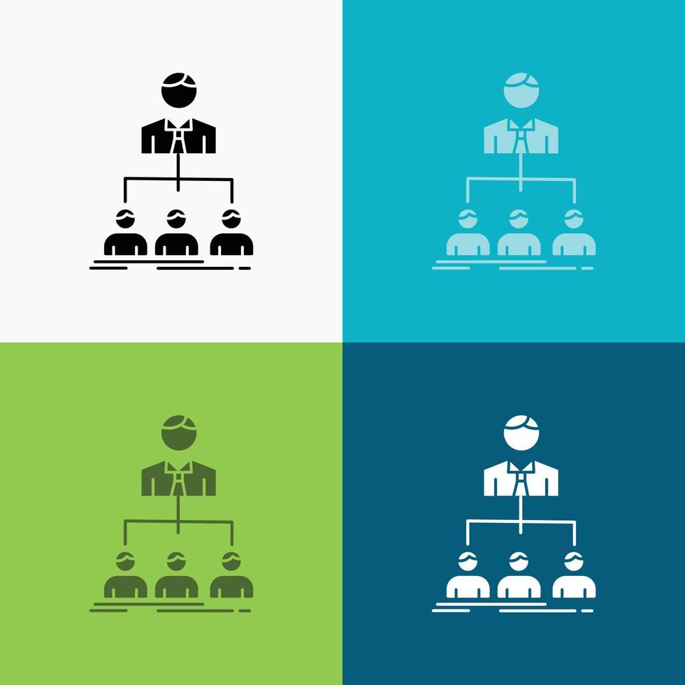 team. teamwork. organization. group. company Icon Over Various Background. glyph style design. designed for web and app. Eps 10 vector illustration