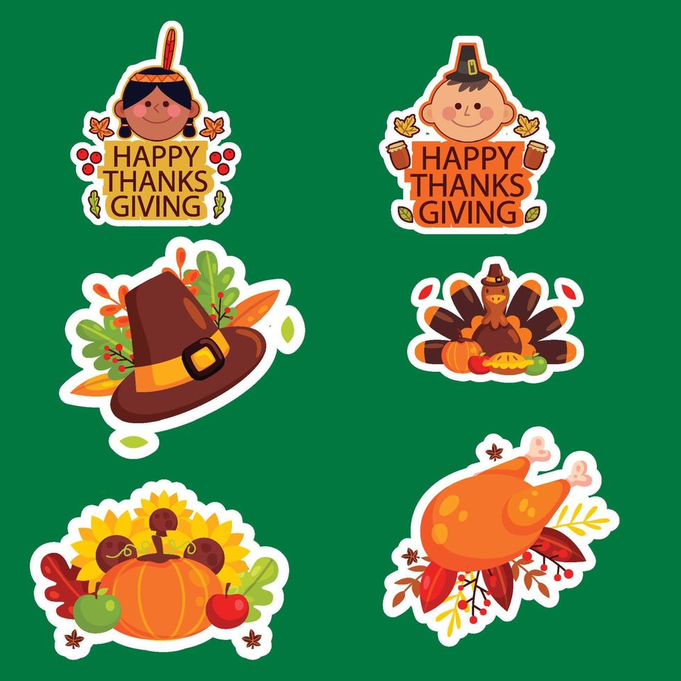 Happy Thanksgiving Celebration Template vector