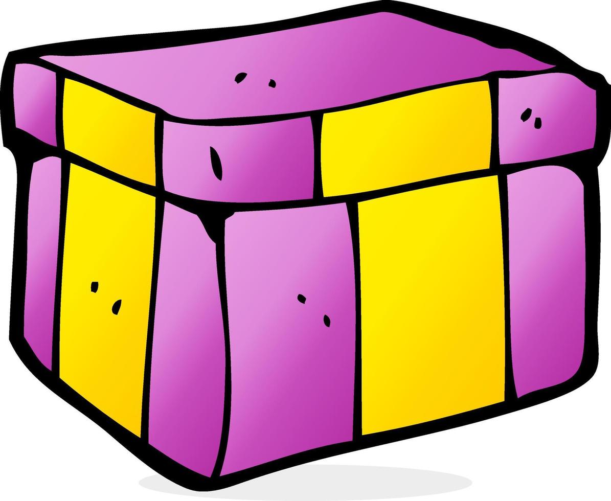 doodle cartoon present vector