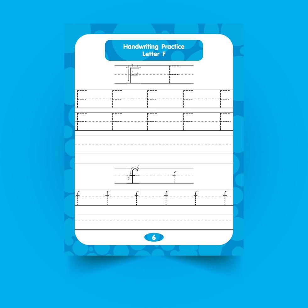 Alphabet tracing worksheet with letter and vocabulary vector
