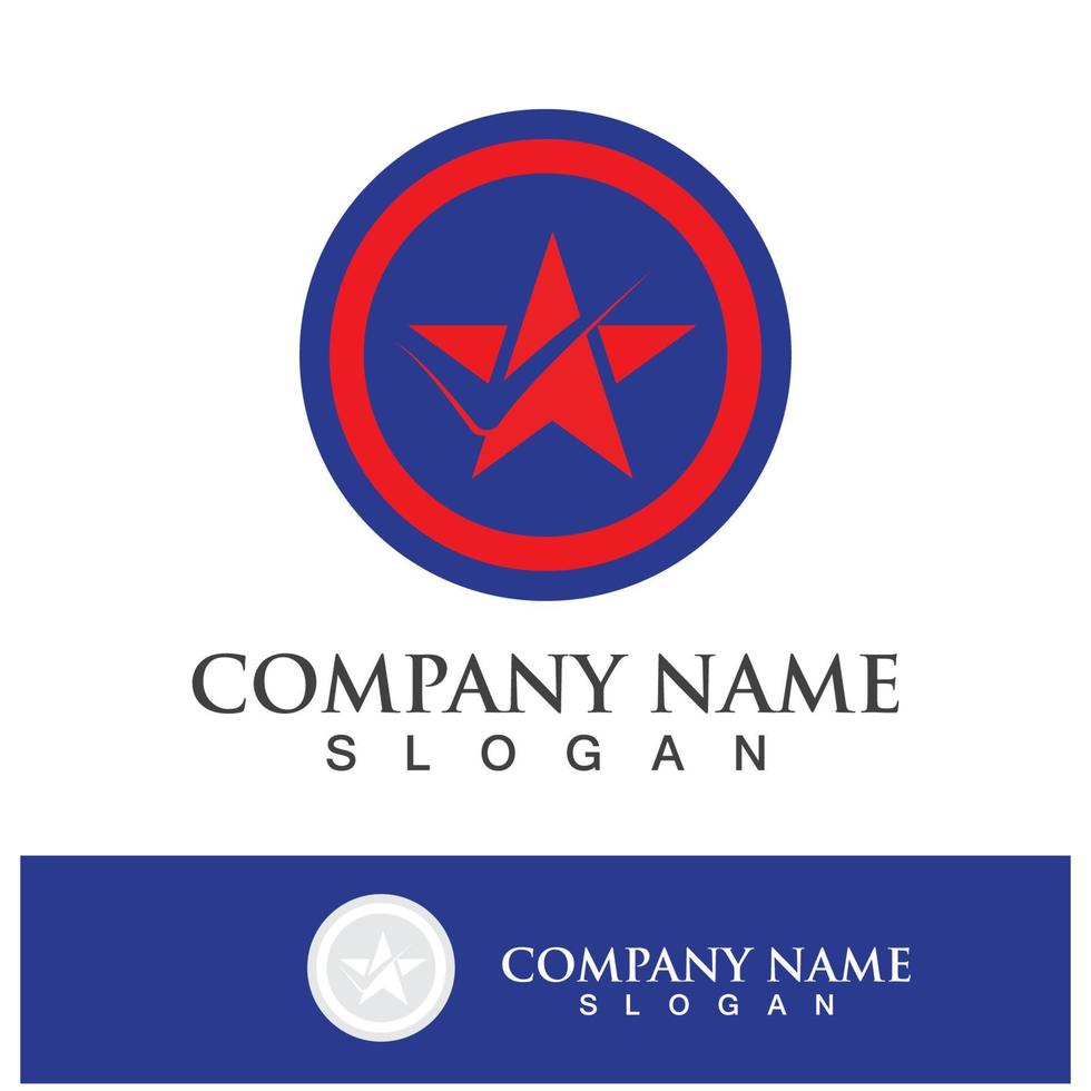 Star logo images illustration vector
