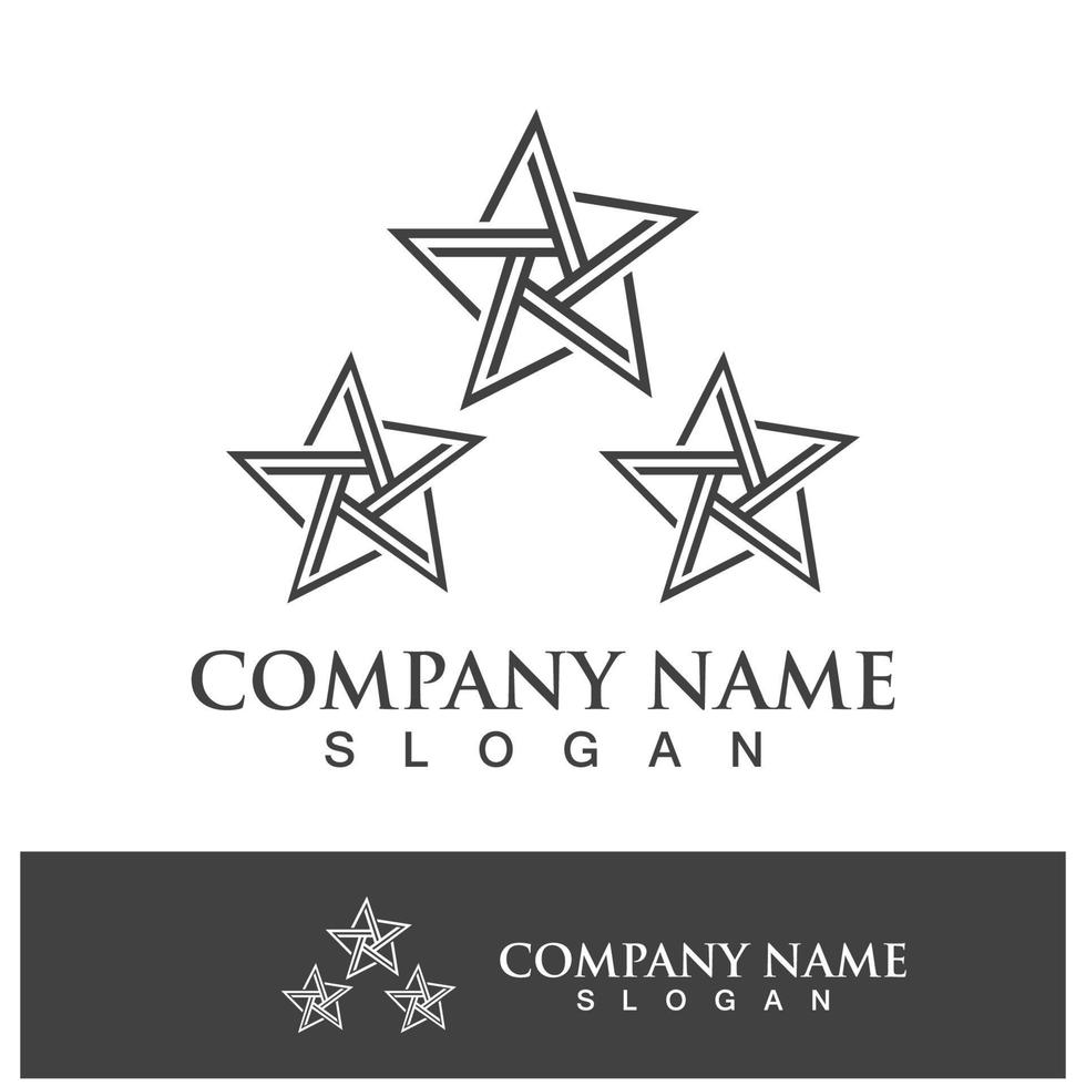 Star logo images illustration vector