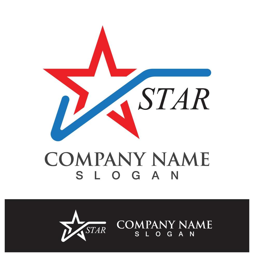 Star logo images illustration vector