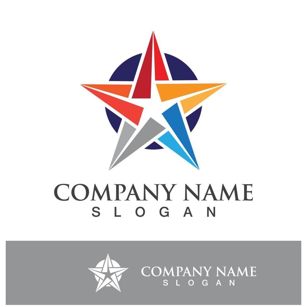 Star logo images illustration vector