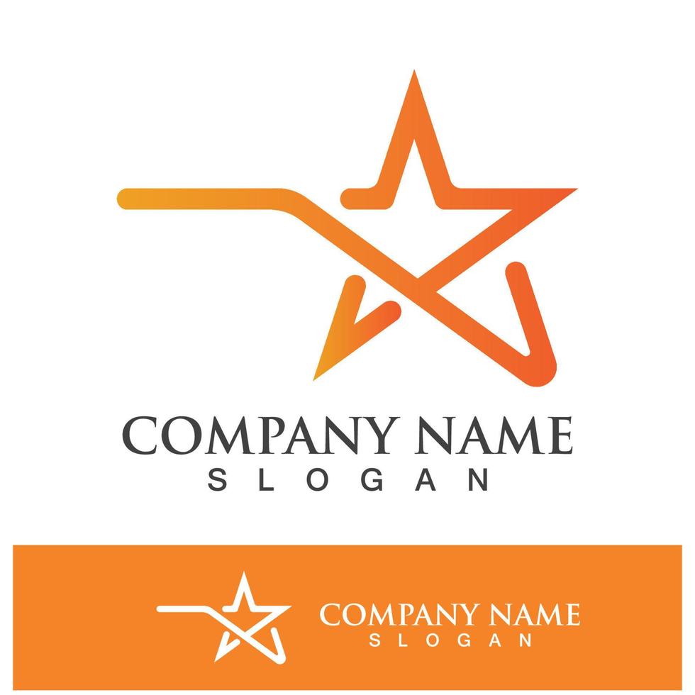 Star logo images illustration vector