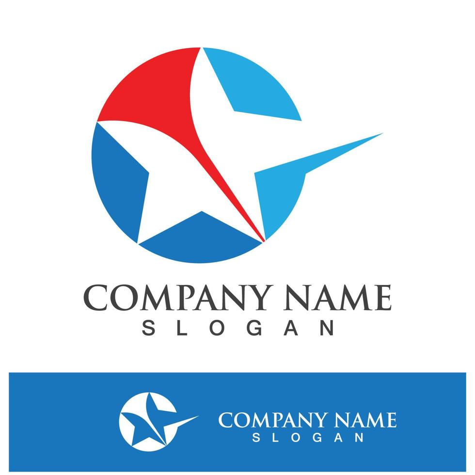 Star logo images illustration vector
