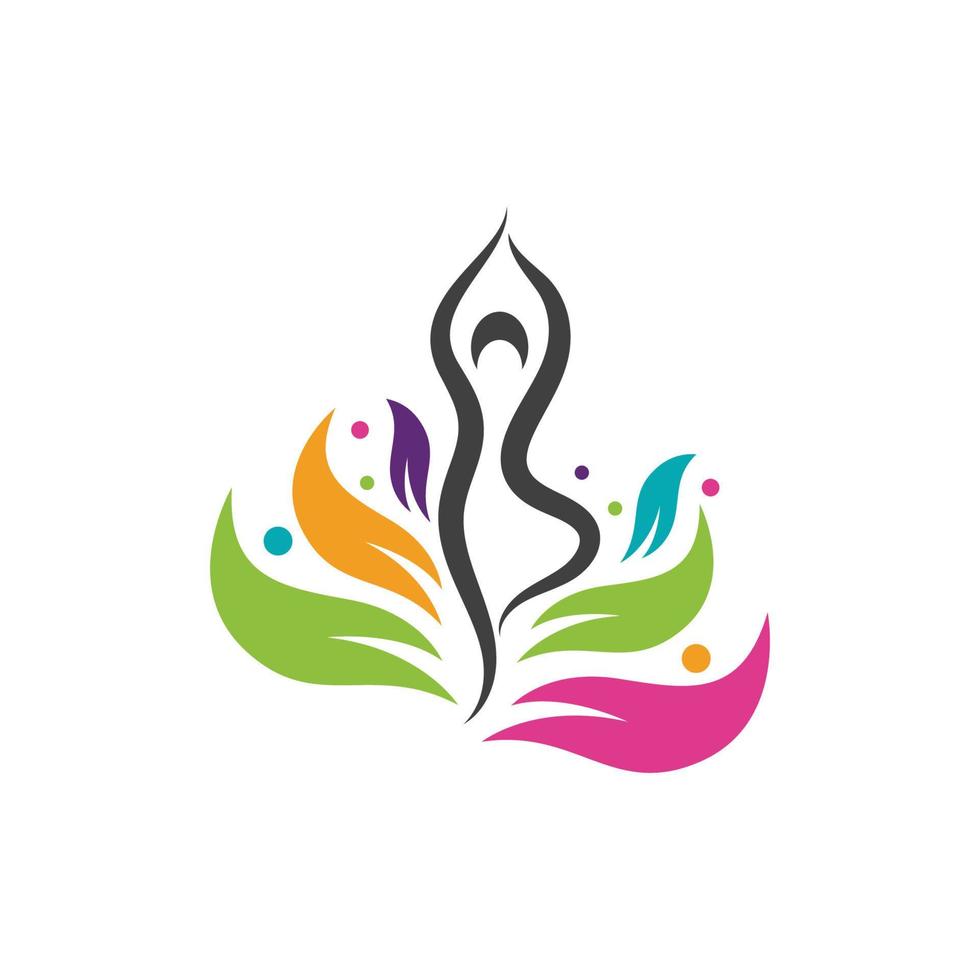 Yoga Vector icon design illustration