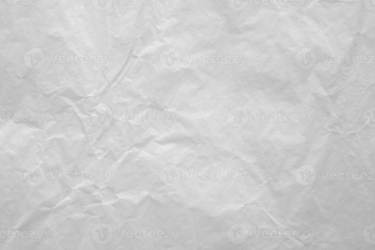 White crumpled paper abstract background texture photo