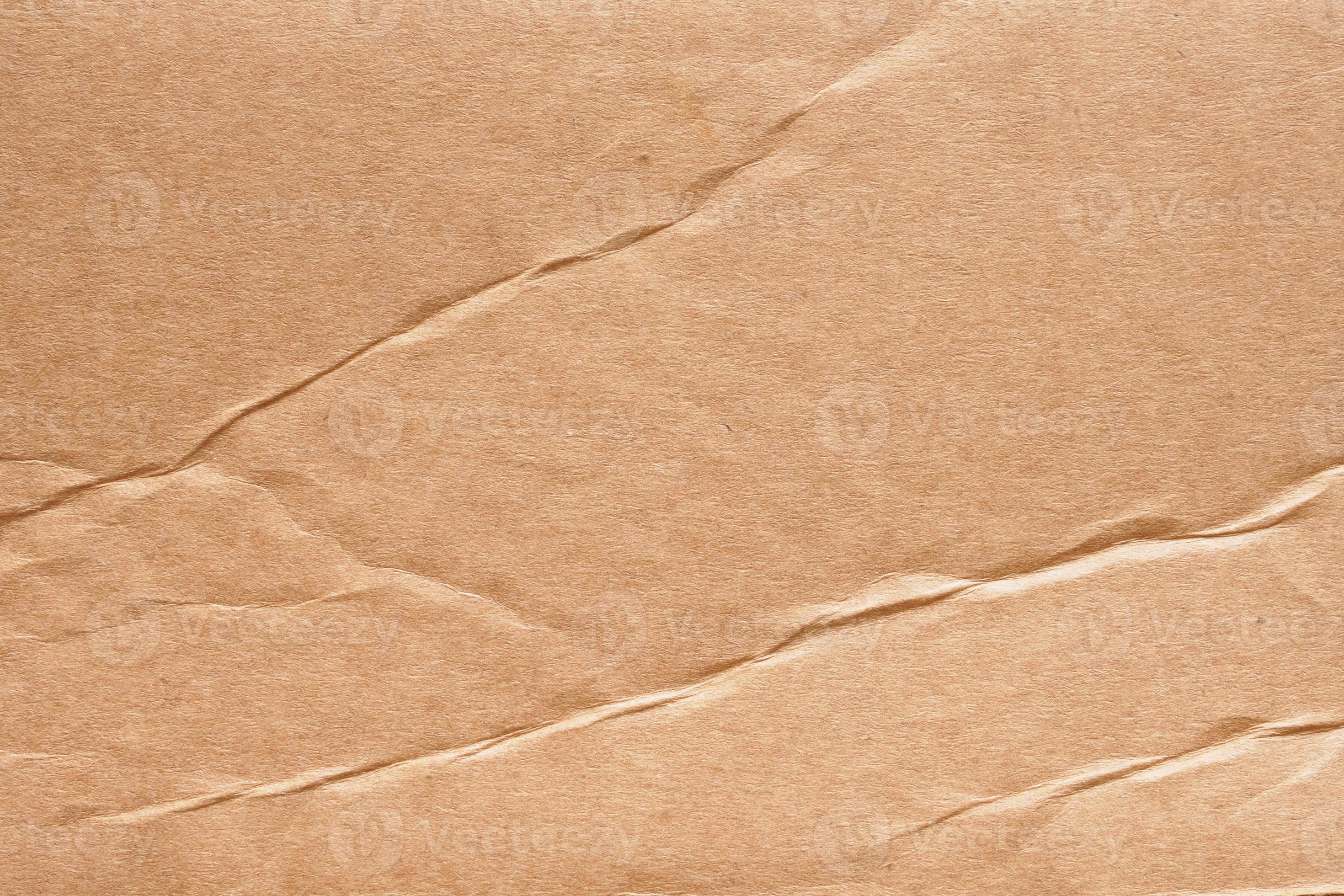 Brown crumpled cardboard paper texture background 12967557 Stock Photo at  Vecteezy