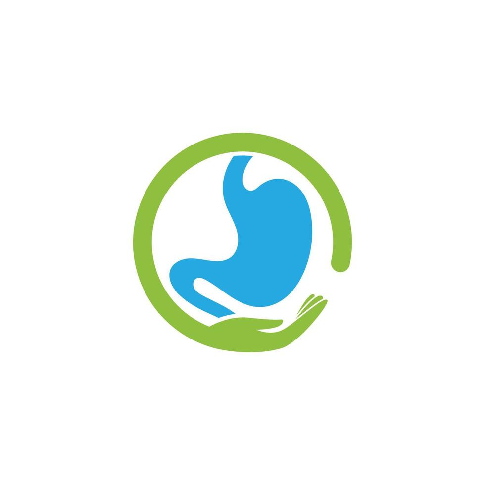 stomach care icon designs concept vector
