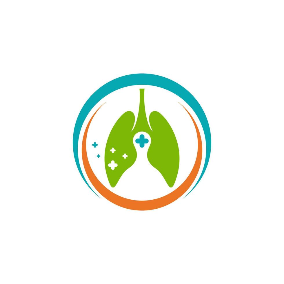 Lung Vector icon for medical design