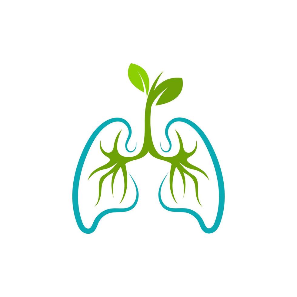 Lung Vector icon for medical design