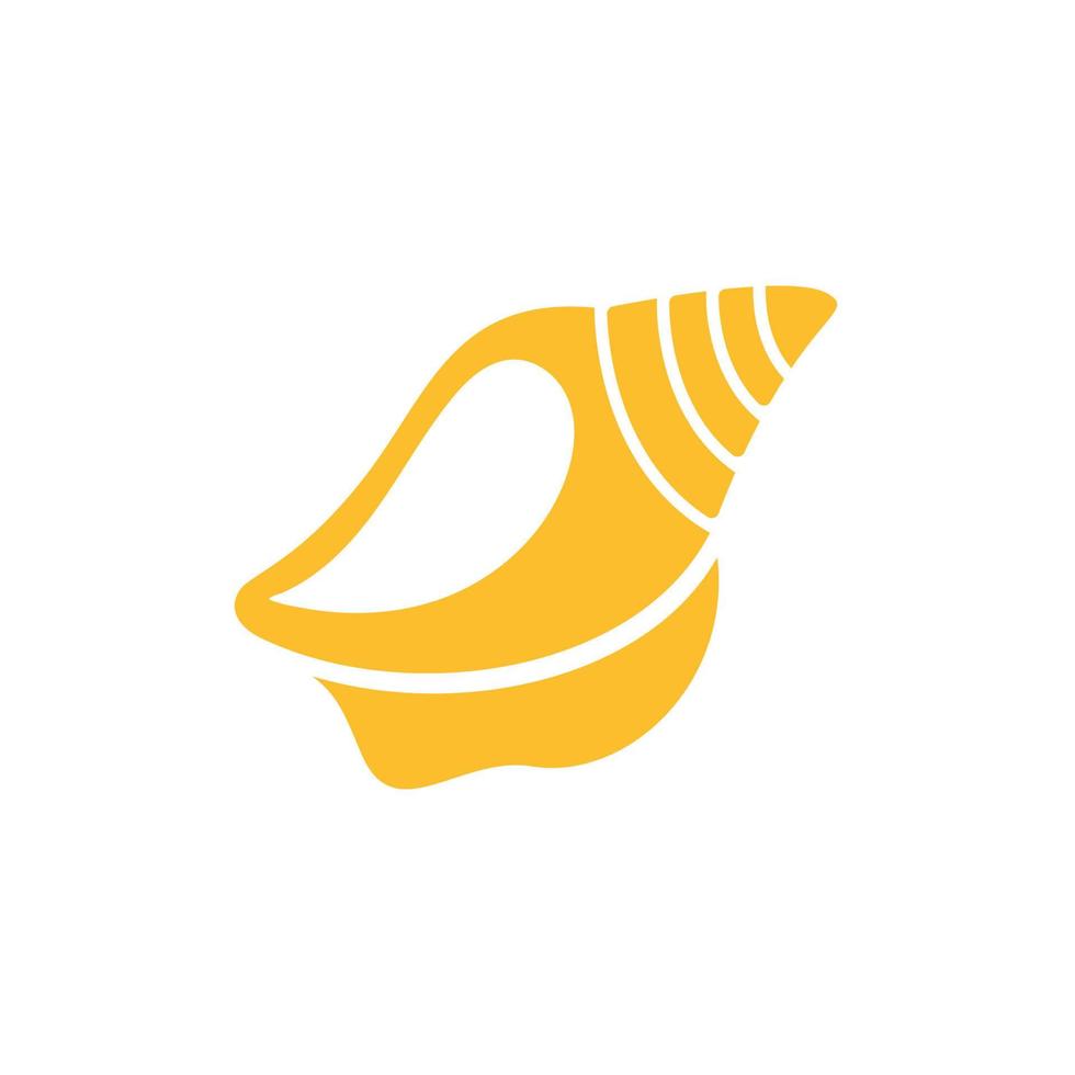 Shell vector icon illustration design