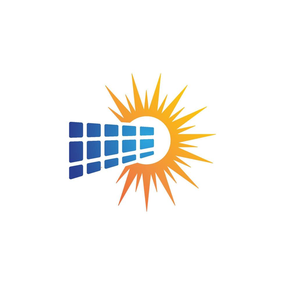 Solar Energy vector icon illustration