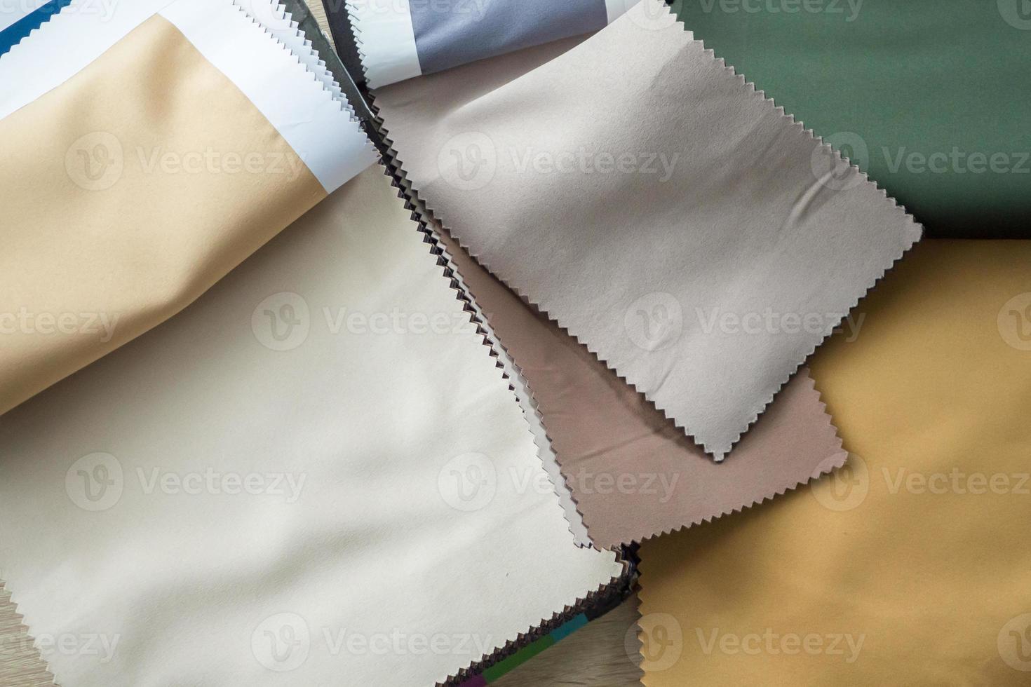fabric color samples swatch book photo