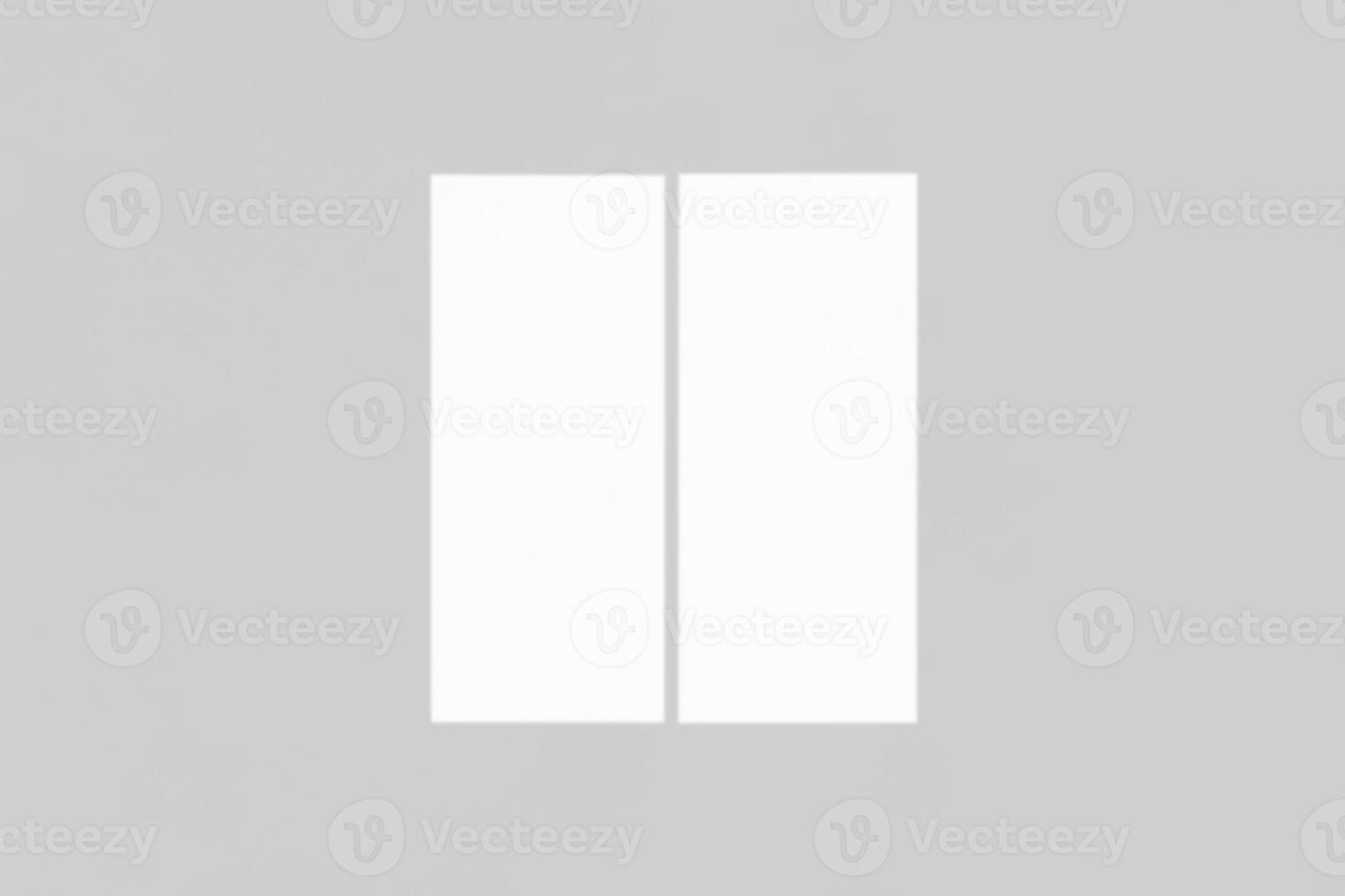 Window shadow drop on white wall background photo