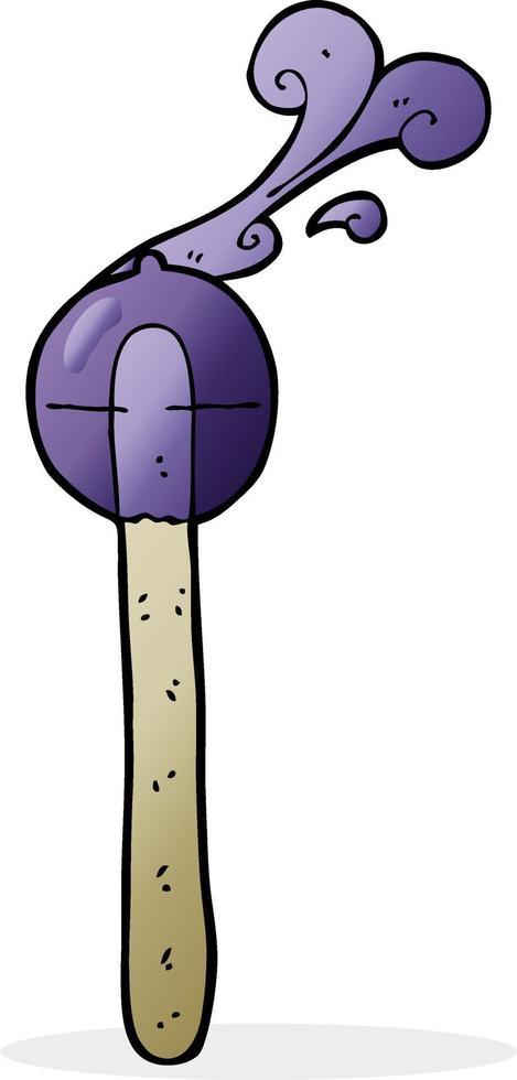 doodle cartoon lollipop vector