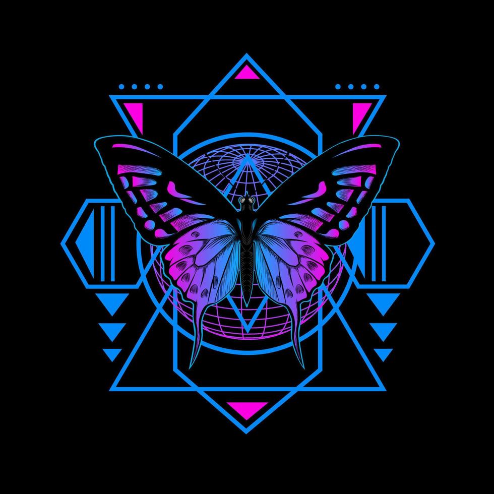 STREETWEAR DESIGN BUTTERFLY STREETWEAR vector