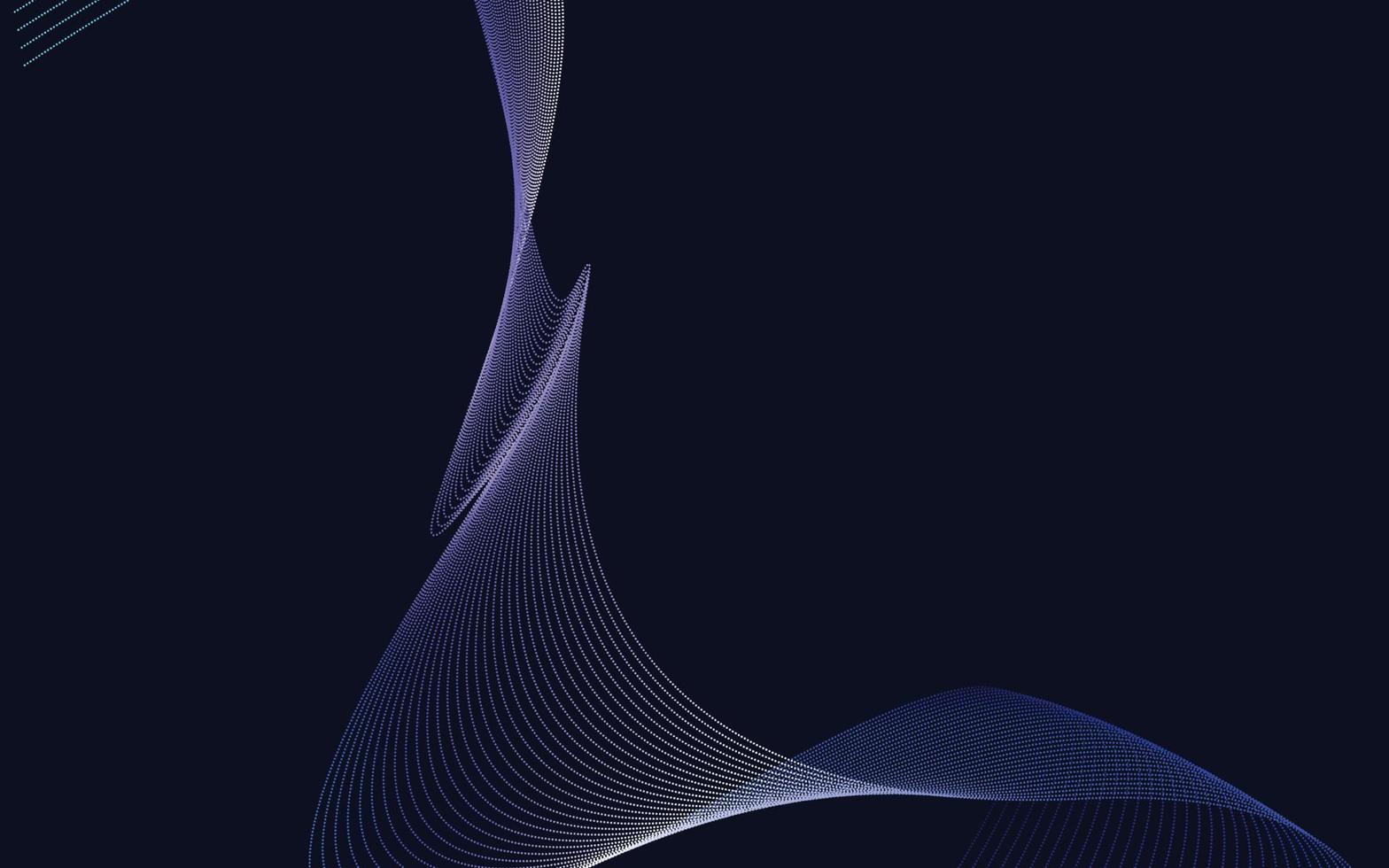 Wave of the Blue Gradient colored lines. High resolution vector