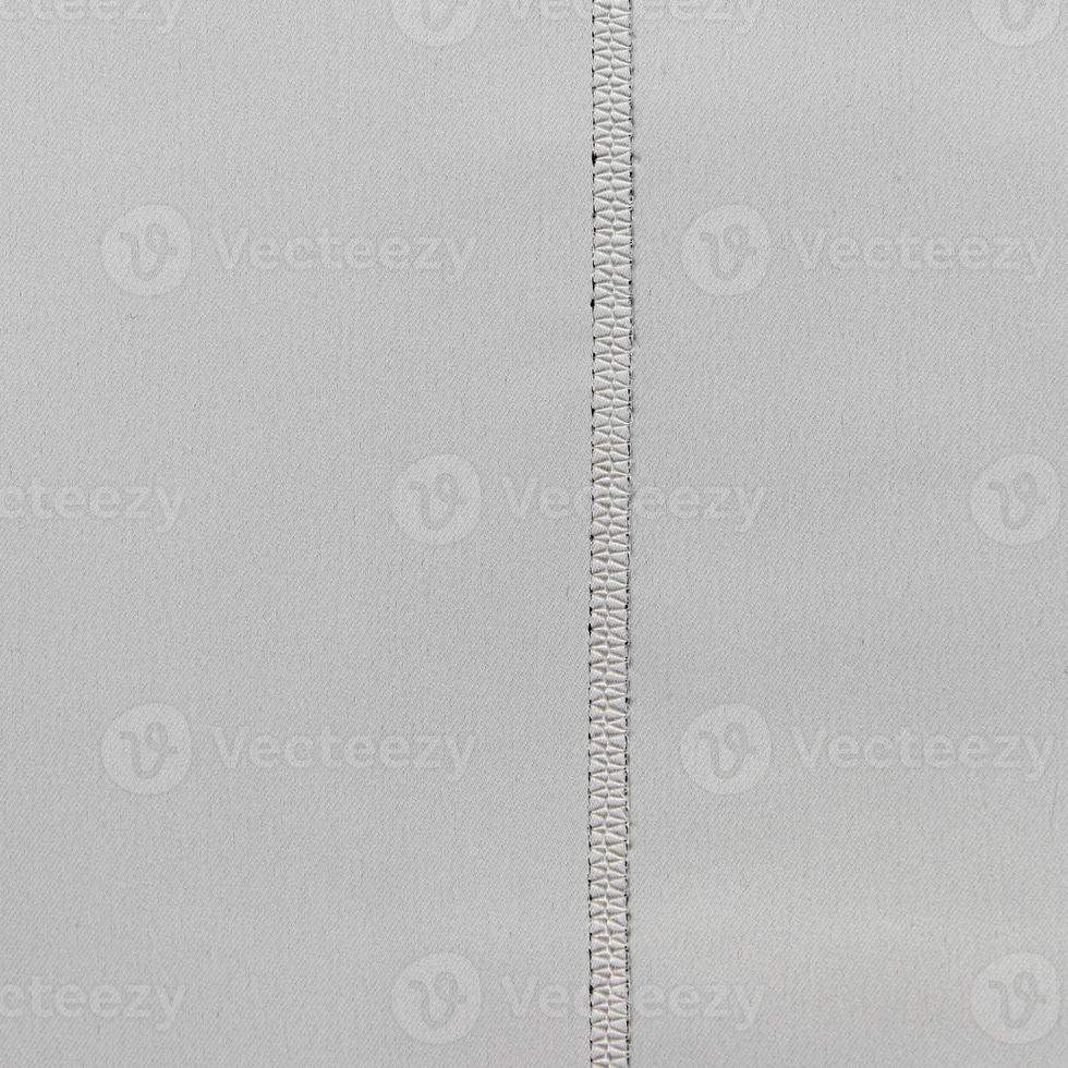 grey fabric texture with seam photo