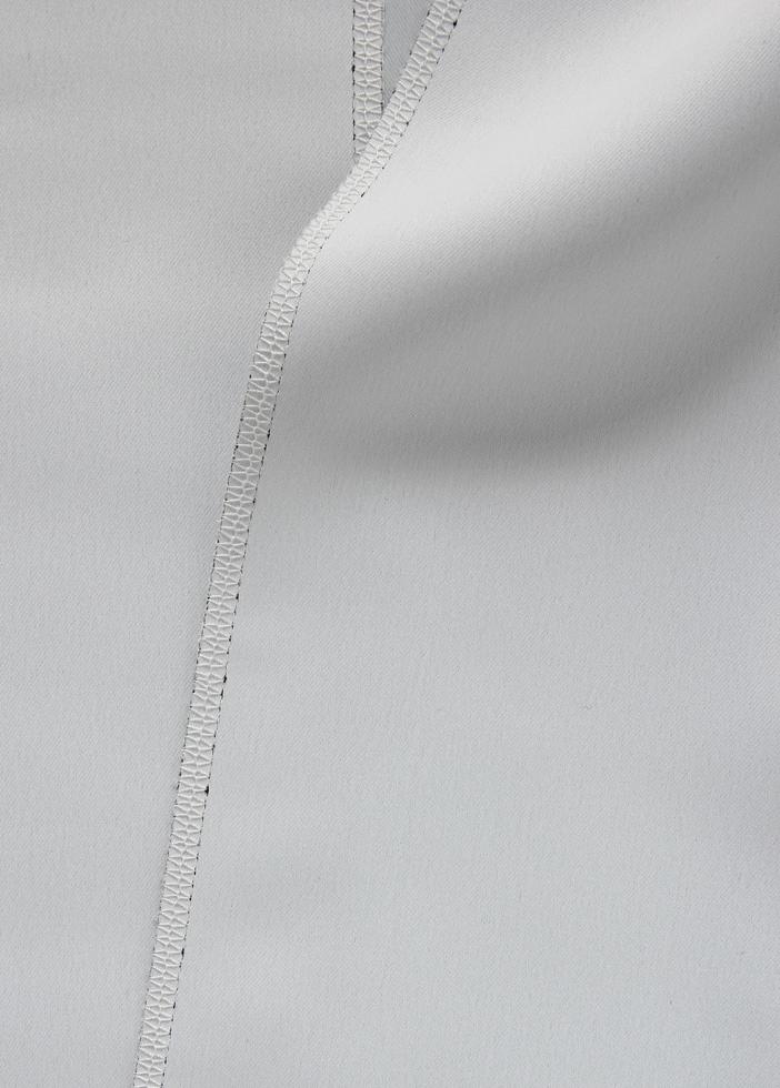 grey fabric with seam photo