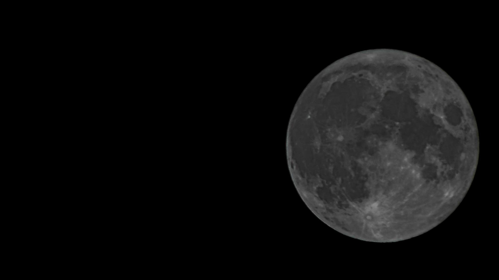 primer plano de la luna foto