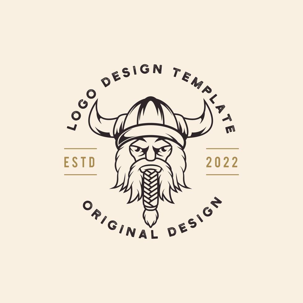 emblems, labels, logo templates viking. vector