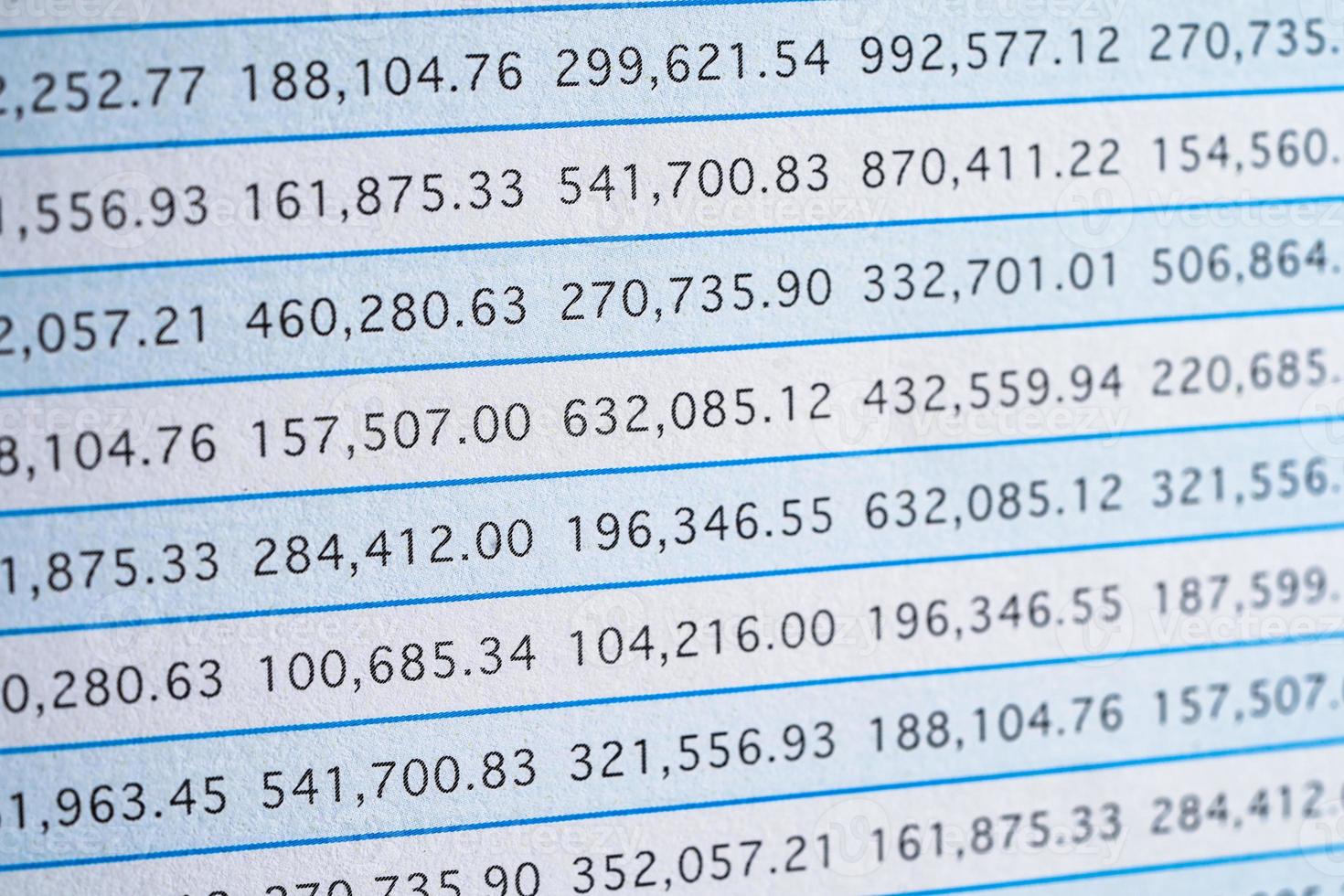 Spreadsheet paper with graph. Finance, Account, Statistics, Analytic research data economy, Stock exchange trading and Business company meeting concept photo