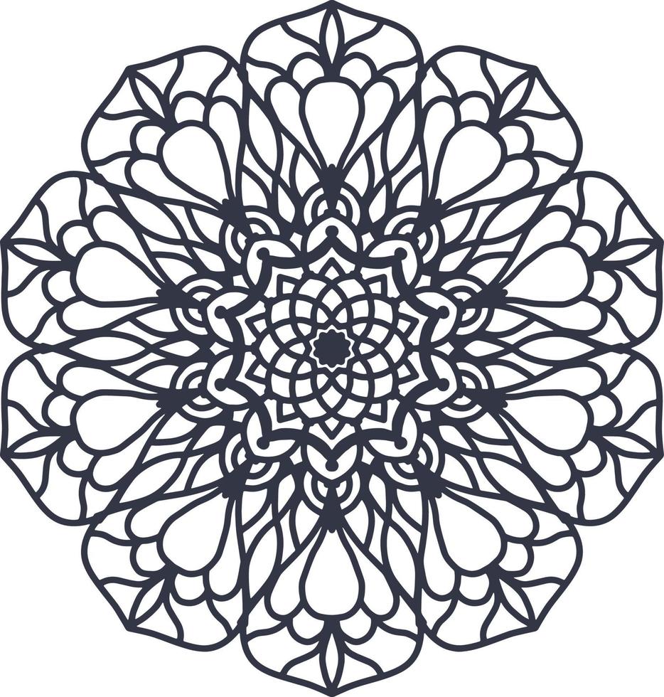 Laser cut Wedding Mandala template, vector