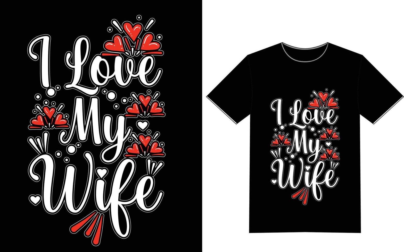 Valentine Day T-shirt Design vector