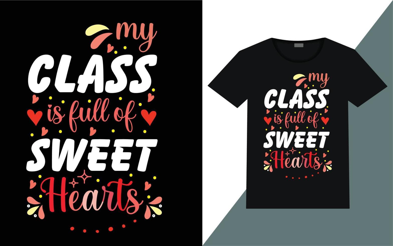 Valentine Day T-shirt Design vector