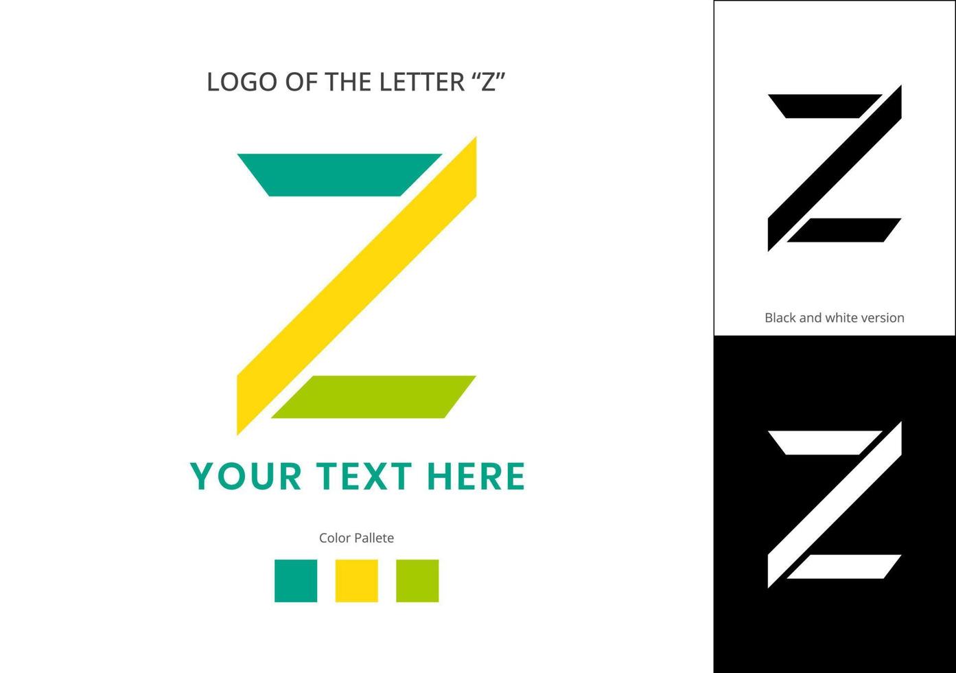 Simple Logo of the Letter Z vector