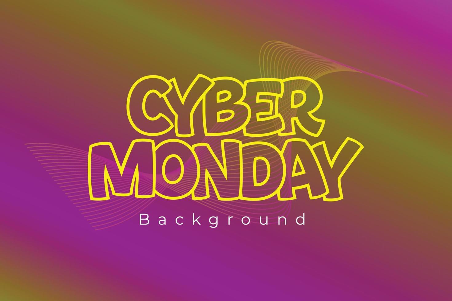 Cyber Monday sale poster. Commercial discount event banner. Cyber Monday textured. Vector business illustration. Cyber Monday vector illustration. Cyber Monday sale banner layout design