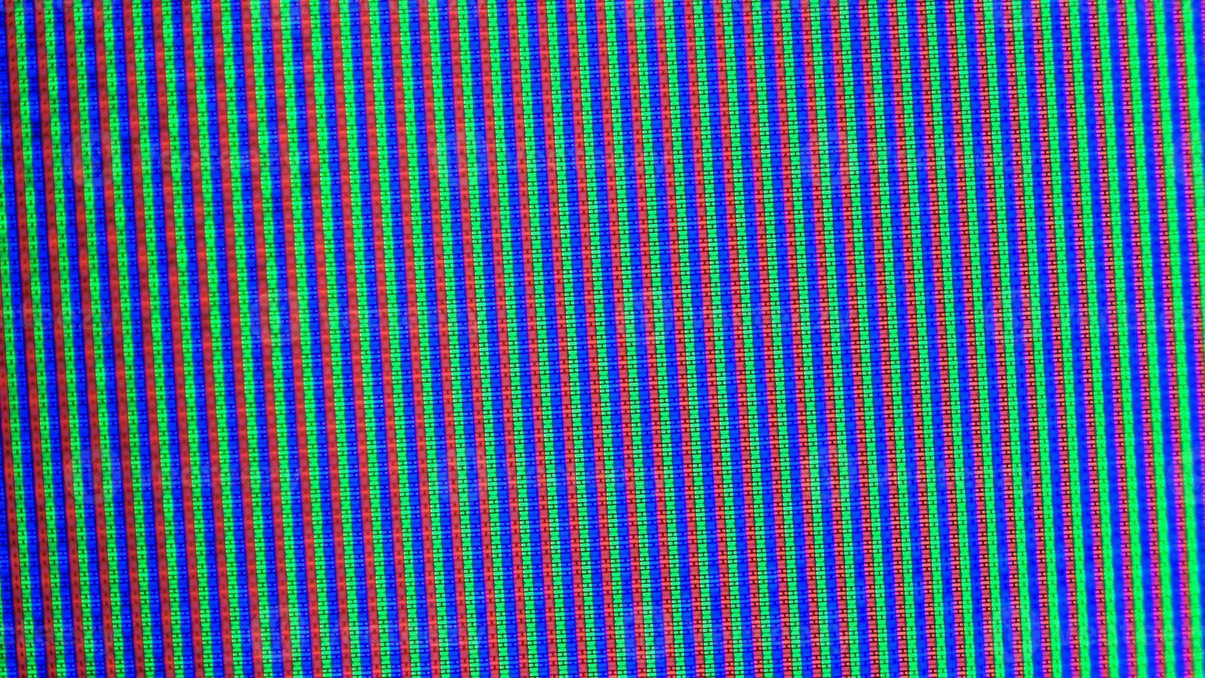 Close up view at a plasma tv while showing television activity. photo
