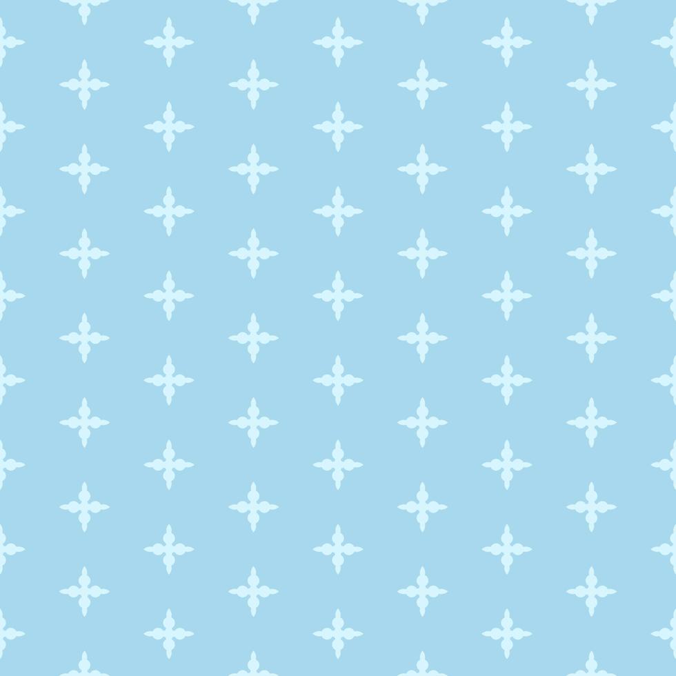 Seamless geometric pattern with curly crosses. vector illustration