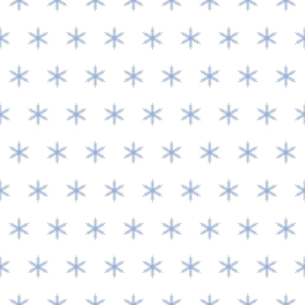 patrón de invierno sin costuras con copos de nieve. ilustración vectorial vector