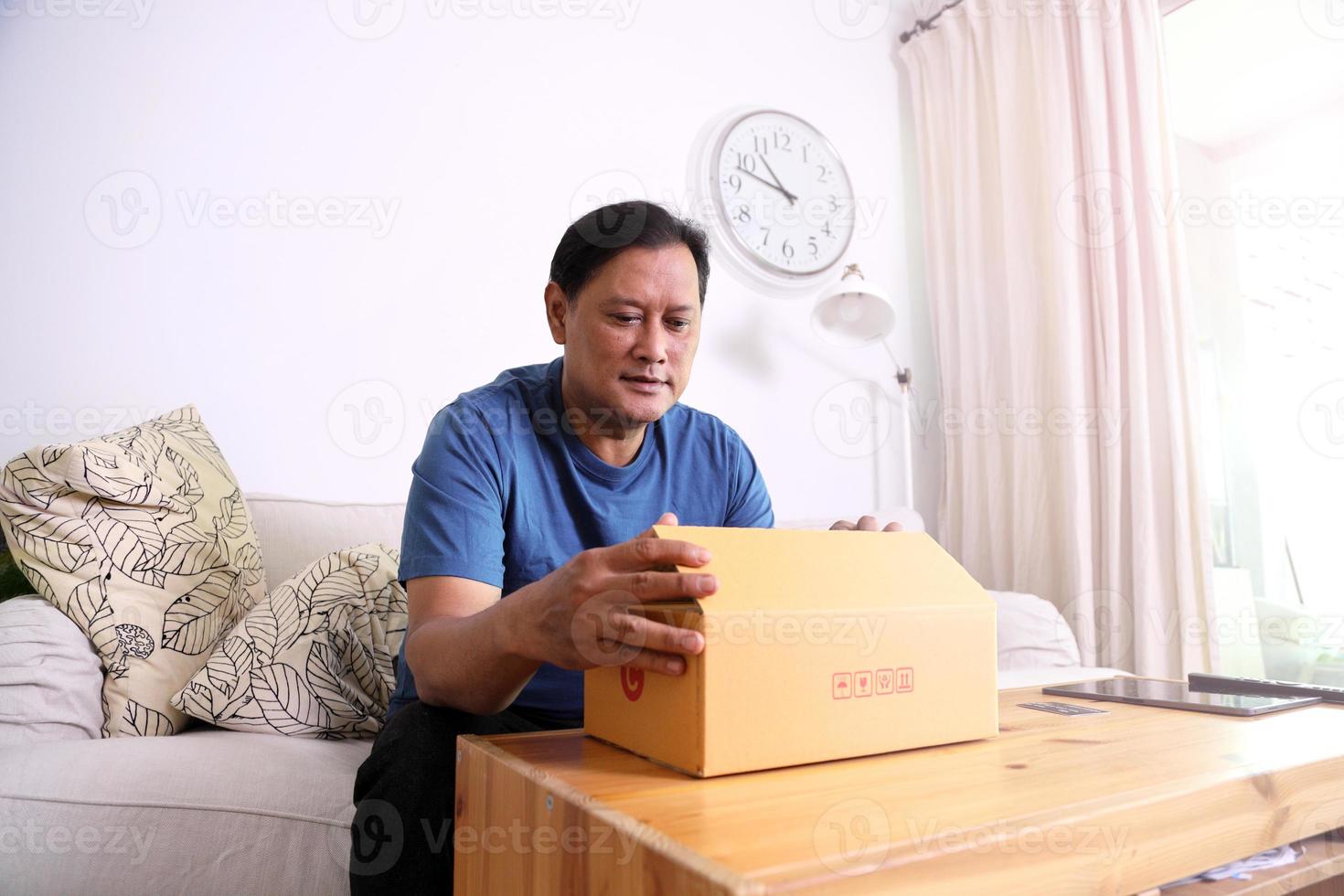 Man with Mail Box photo