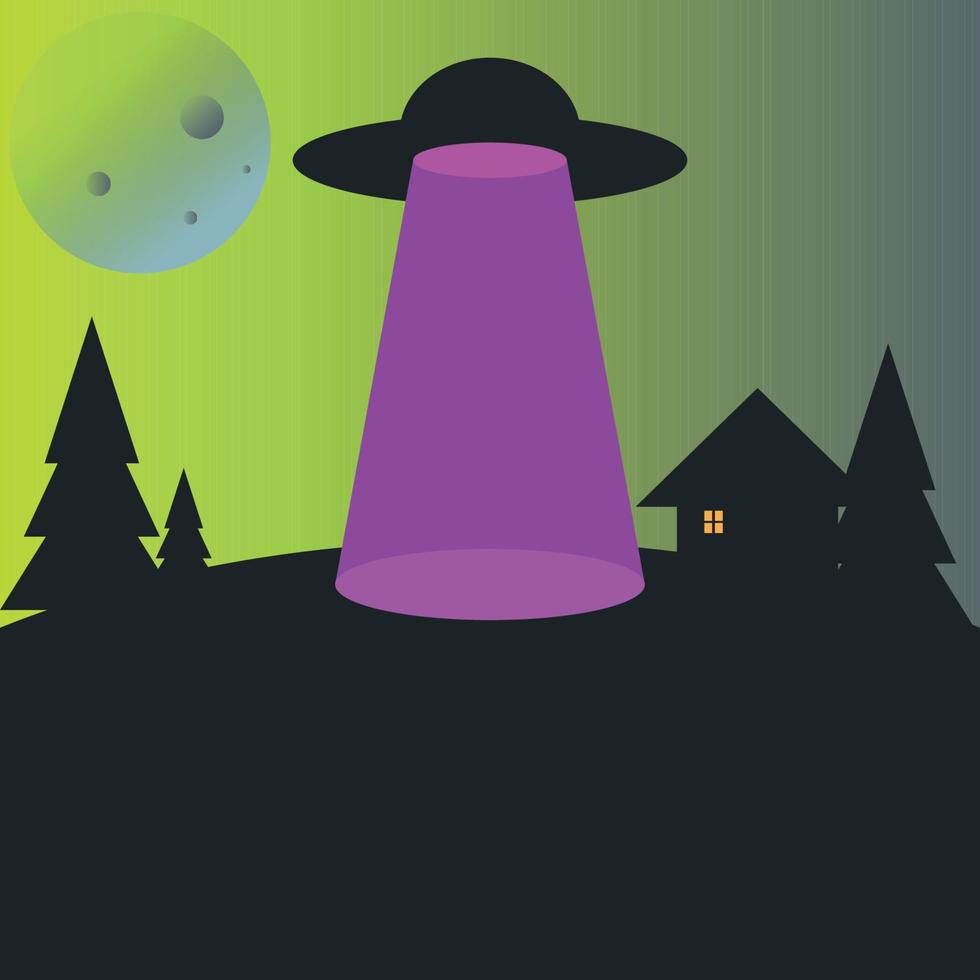 UFO design made with black,pink and green patterns vector