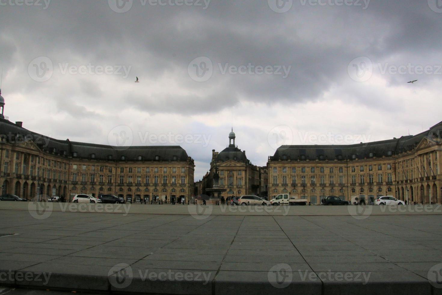 A view of the City of Bordeaux in France photo