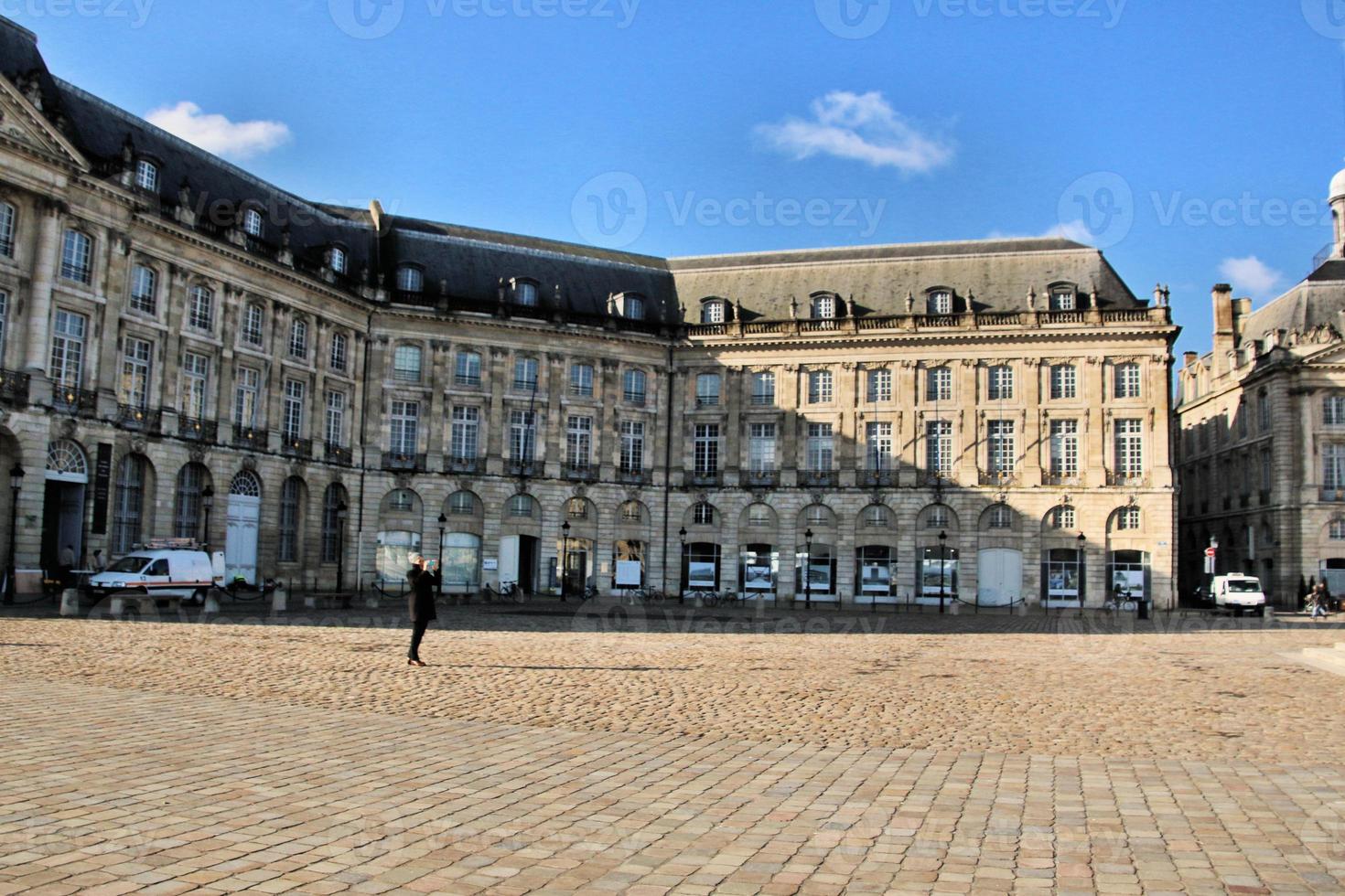 A view of the City of Bordeaux in France photo