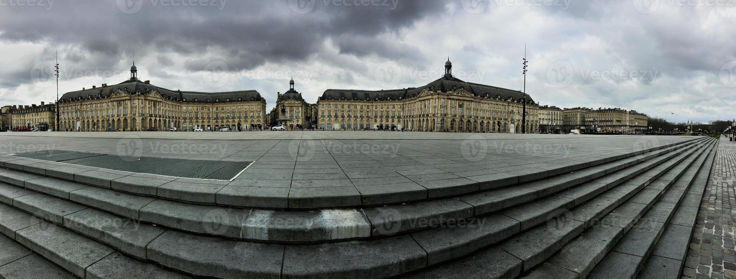 A view of the City of Bordeaux in France photo