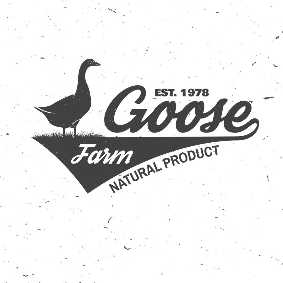 Chicken Farm Badge or Label. Vector illustration.