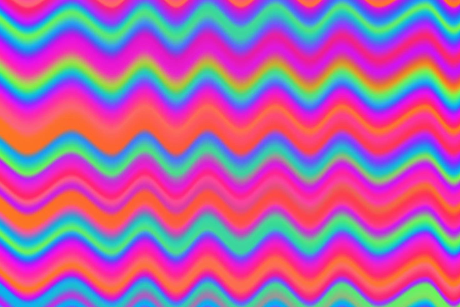 Rainbow wavy background. Striped multicolor gradient pattern. Vector bright banner.