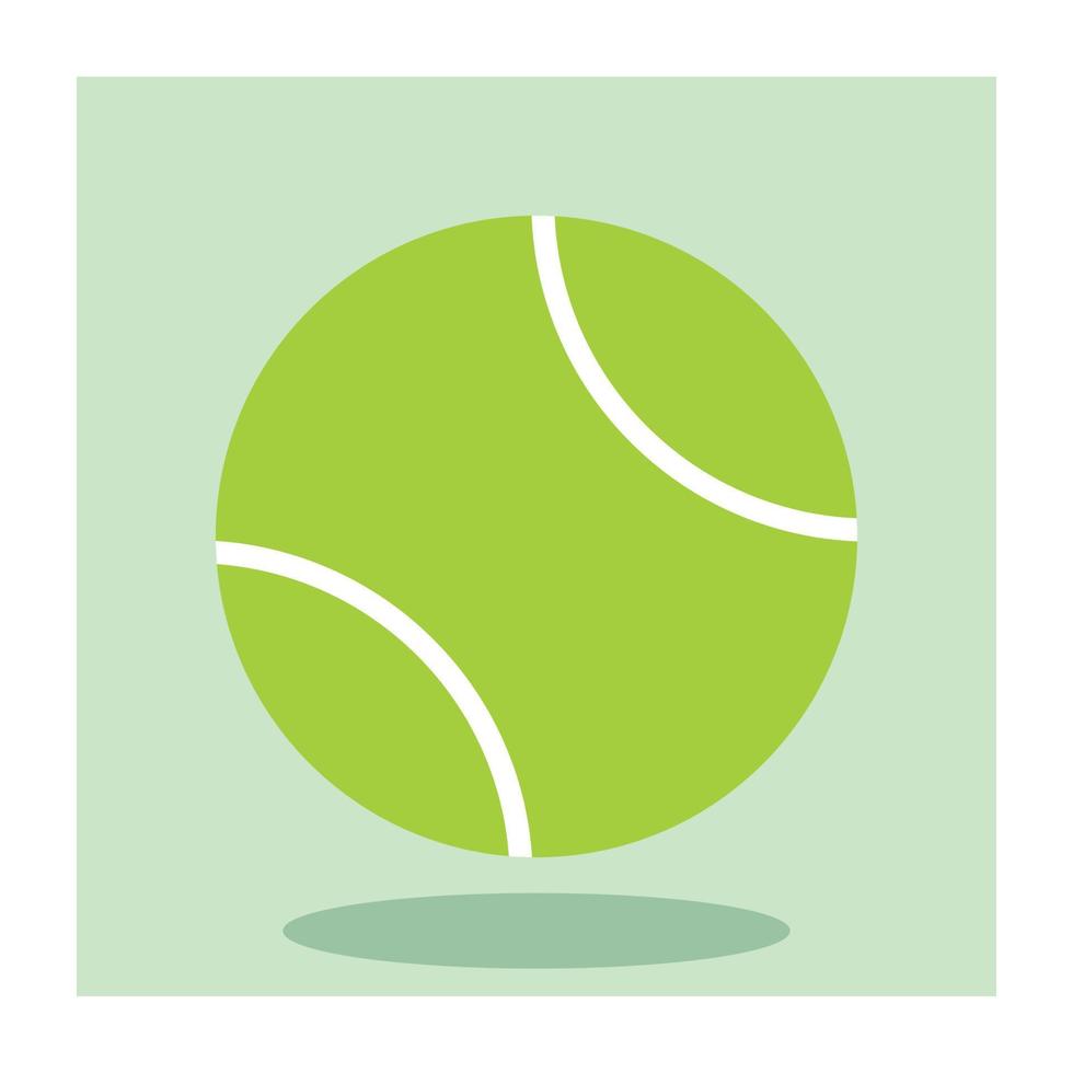 Tennis ball, design with background vector